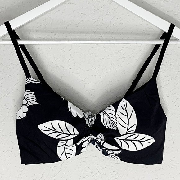 Boho Floral Bralette & Palazzo Pant Lounge Set in Black - Picture 3 of 9